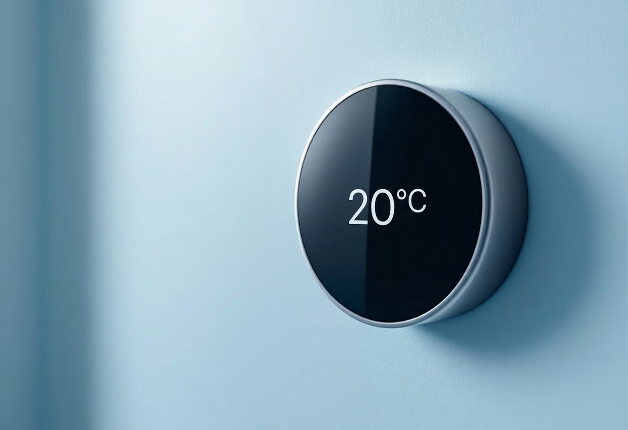 smart interface panel in home setting